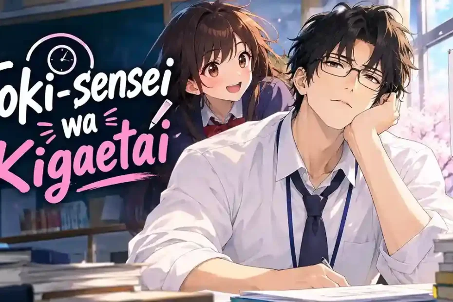 Shisoya Toki from Toki-Sensei wa Kigaetai manga wearing a cosplay outfit on the volume 1 cover.